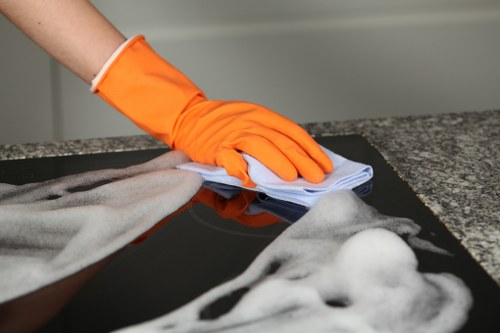 Domestic cleaning service in a Haringey living room