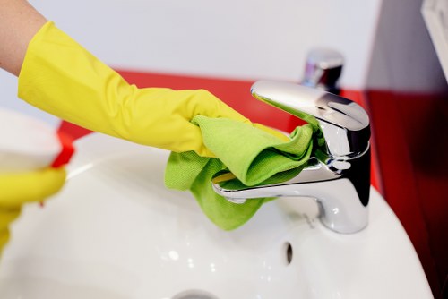 Professional office cleaning in Haringey reception area