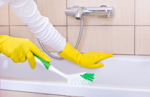 Local carpet cleaning service treating high-traffic carpet areas in Haringey