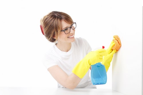 Professional kitchen cleaning in a Haringey home