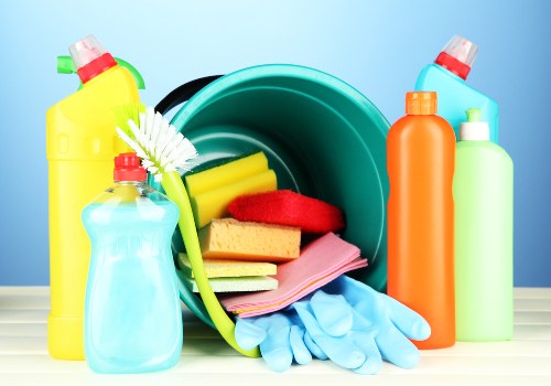 Sorting recyclable cleaning materials for transfer to a local station