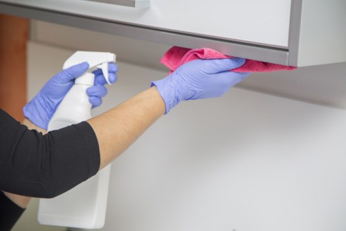 Deep cleaning bathroom surfaces in Haringey